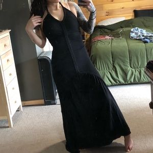 ONE CLOTHING // mermaid maxi halter dress